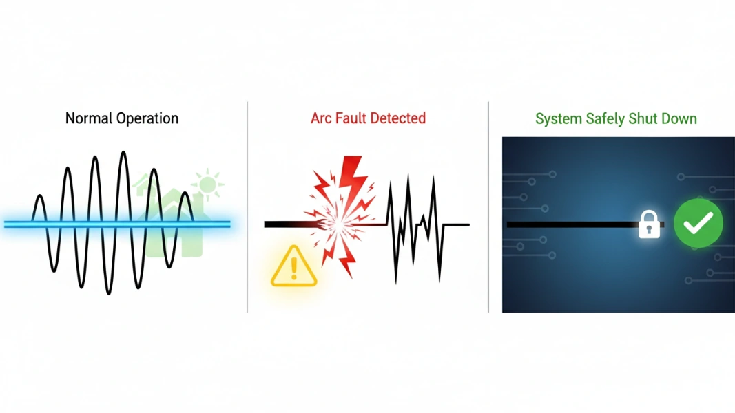 AFCI monitors for normal operation