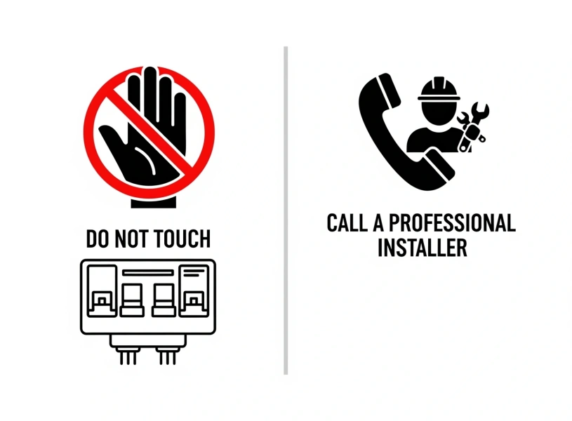 AFCI-not to touch the system