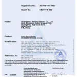 CHS2-(29.9-63K)-(T4,T5,T6)-X Series NTS 2.1 and UNE217001 Certificate-ES