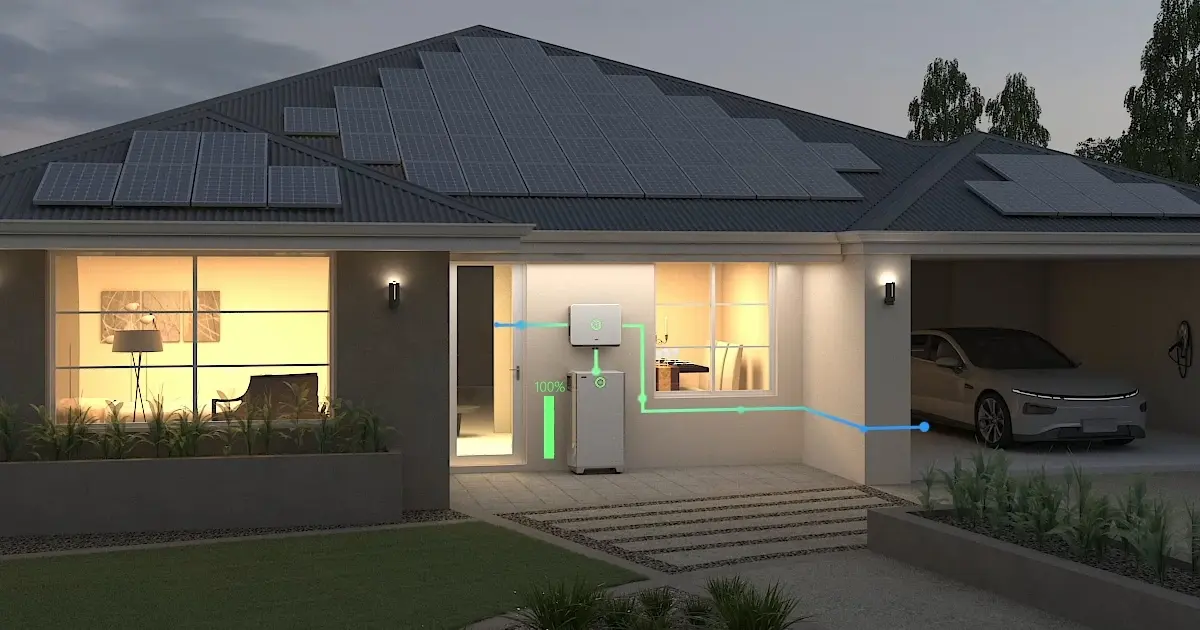 H2-10k-30k-hybrid-inverter-application-EV-Ready Villa