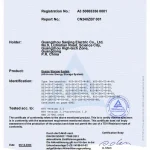 HS3-(3-12K)-T2 Series Three-phase NTS 2.1 and UNE217001 Certificate-ES
