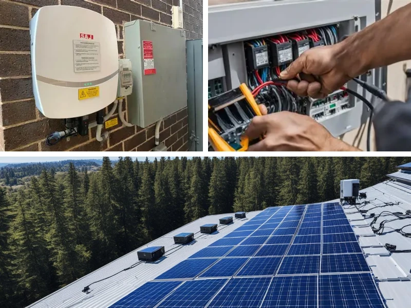 commercial rooftop solar installation