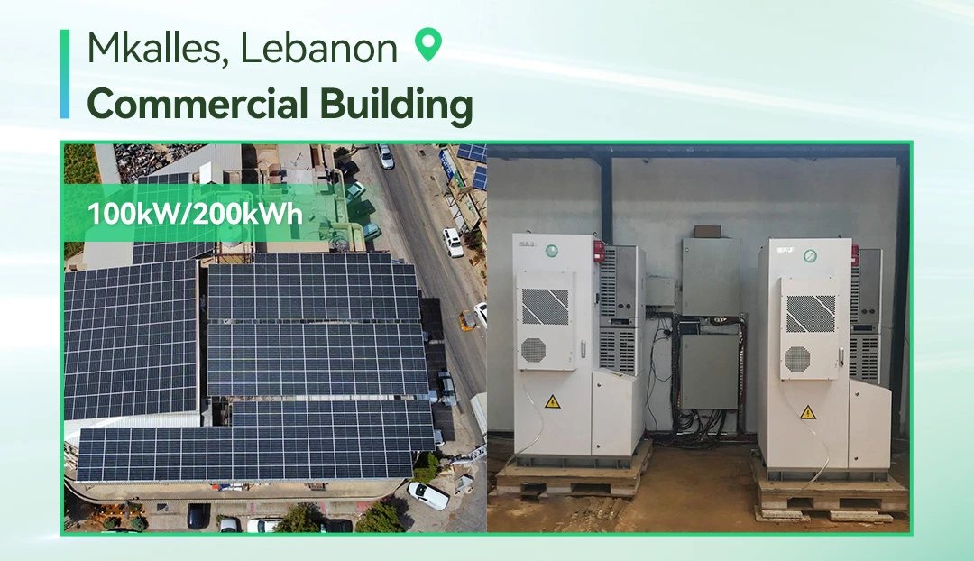 Commercial rooftop with ESS boosting self-consumption