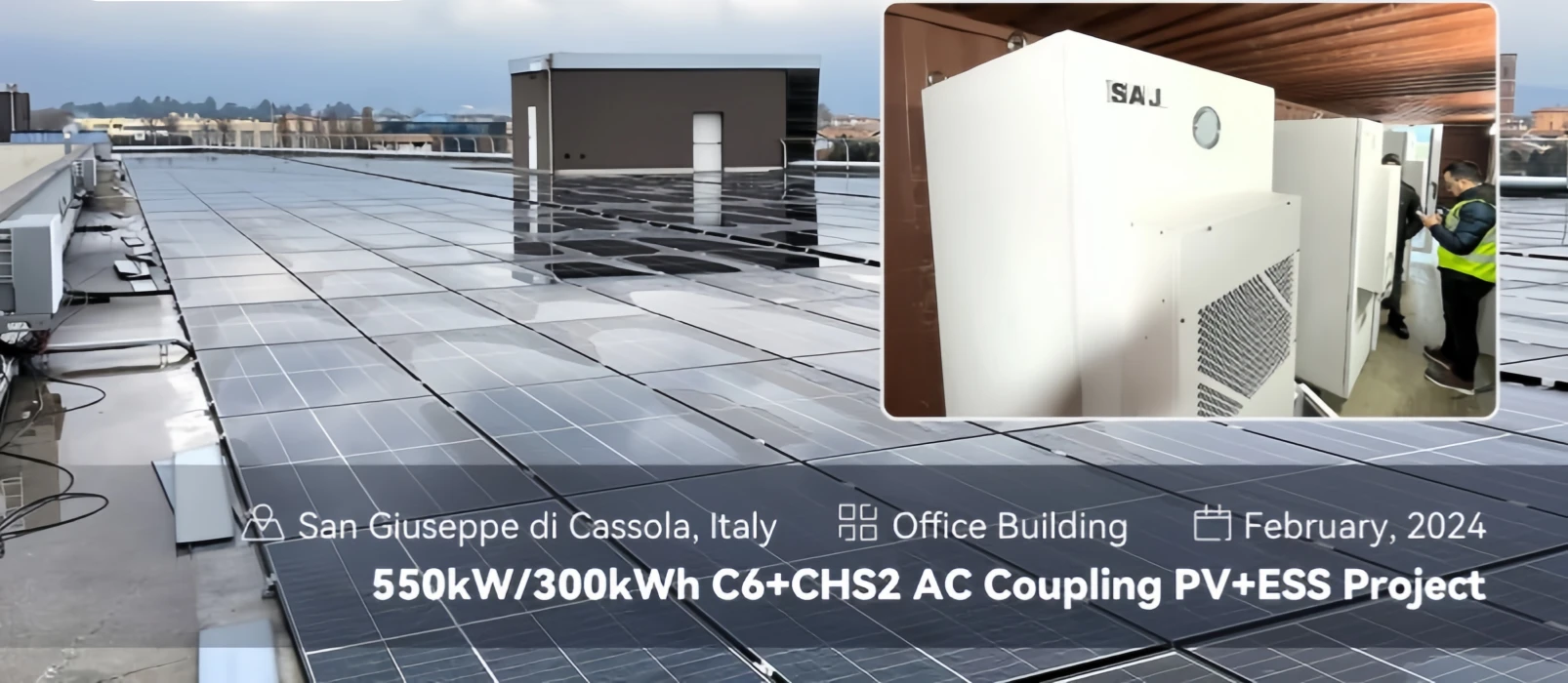 All-in-One Energy Storage System Review-SAJ CHS2-Application-Commercial Building