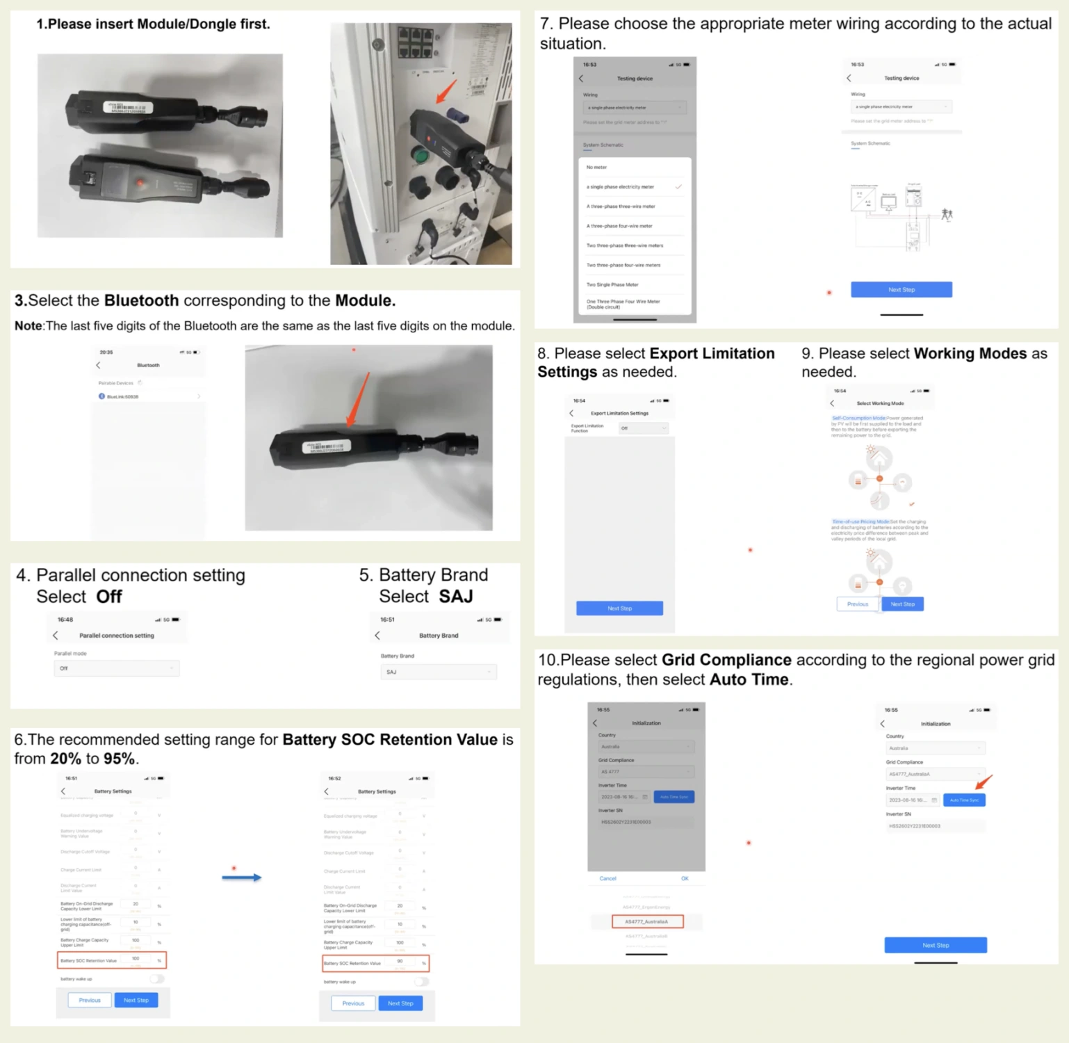 Quick Setup Instructions - SAJ Elekeeper Quick Setup Instructions - SAJ Elekeeper