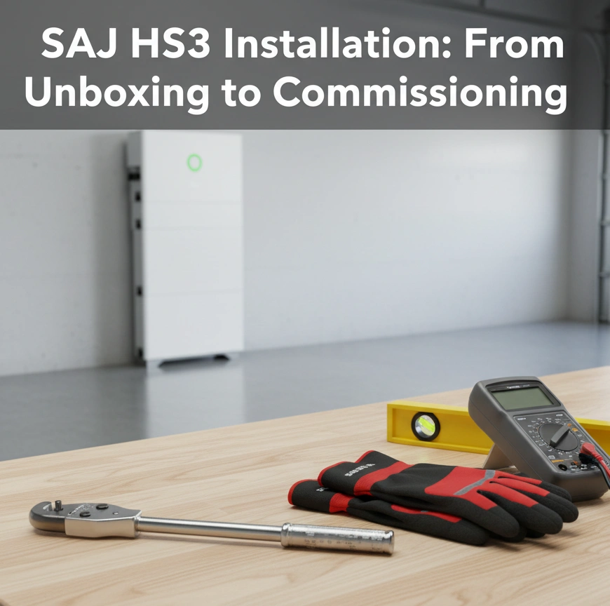 SAJ HS3 installation Guide - From Unbox to Commissioning