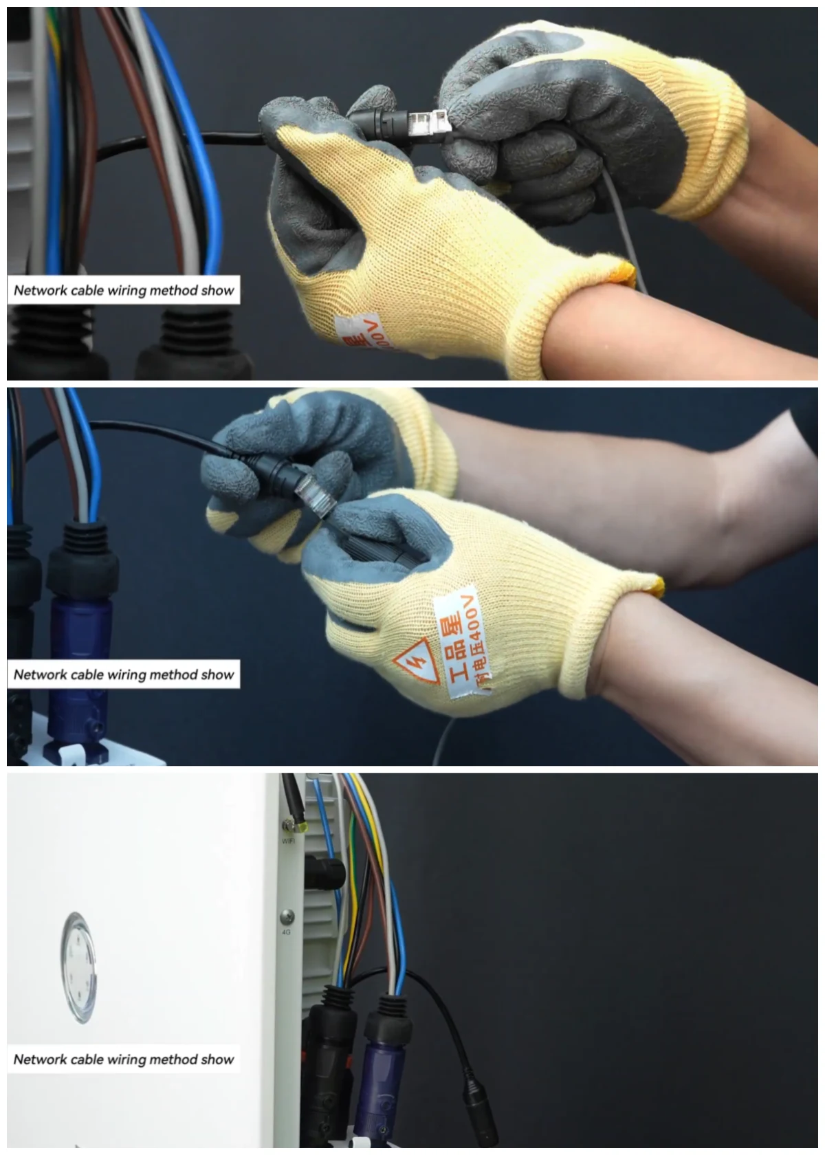 network cable wiring method for SAJ HS3 network cable wiring method for SAJ HS3