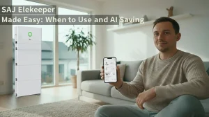 Real-time solar energy monitoring and optimization with SAJ elekeeper mobile app - complete guide from Sunriver Electric