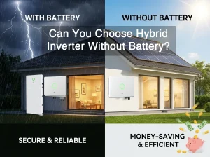 Kann man einen Hybrid-Wechselrichter ohne Batterie wählen? | Sunriver Electric Solar Comparison