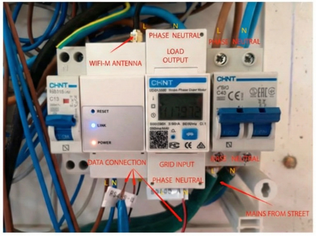SAJ Smart Meter Installation Site Display SAJ Smart Meter Installation Site Display